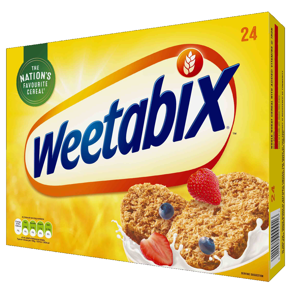 2 weetabix milk calories