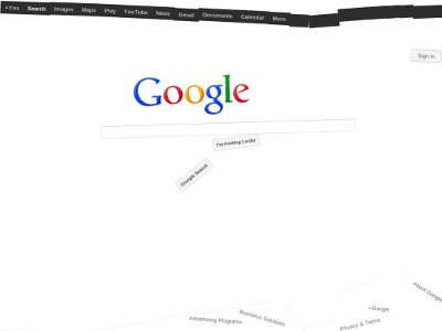 google gravity space