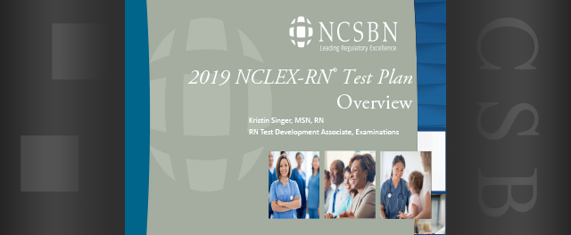 2019 nclex rn test plan