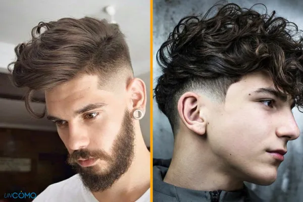 corte de cabello ondulado hombre