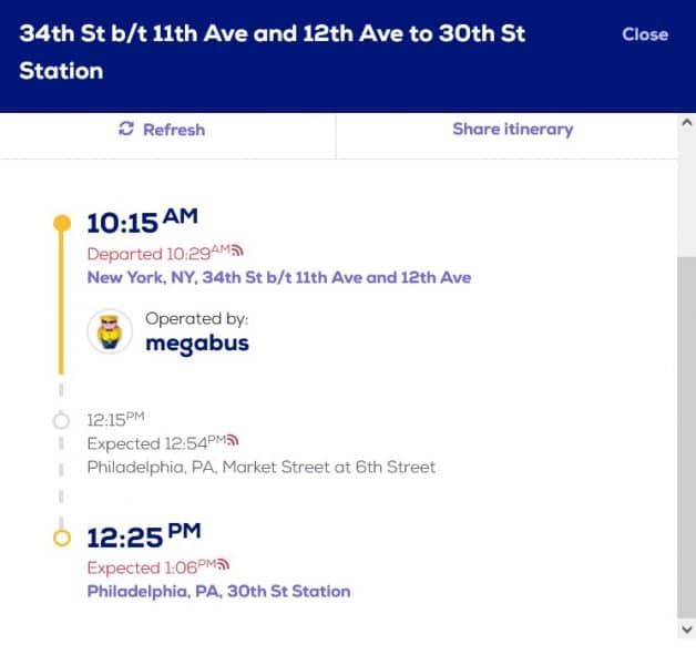 megabus tickets