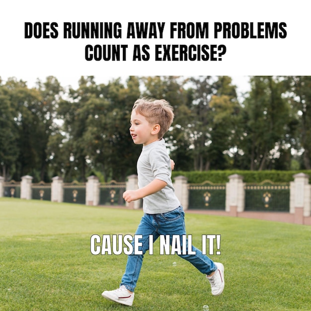 funny pictures running