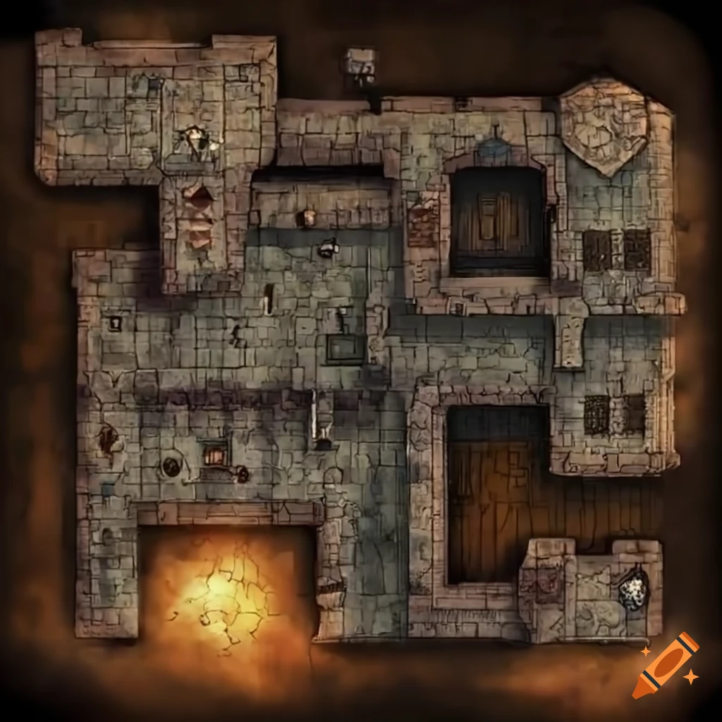 dnd dungeon map