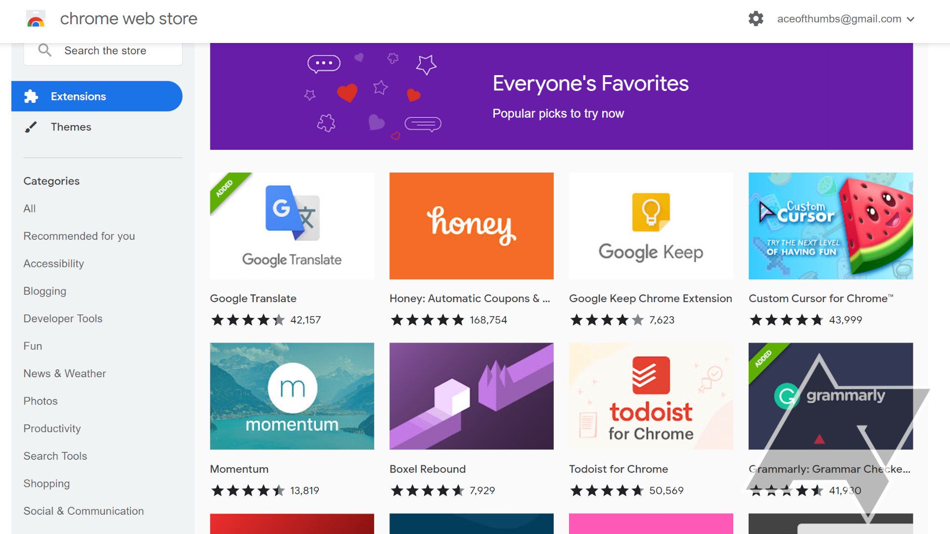 chrome web store apps