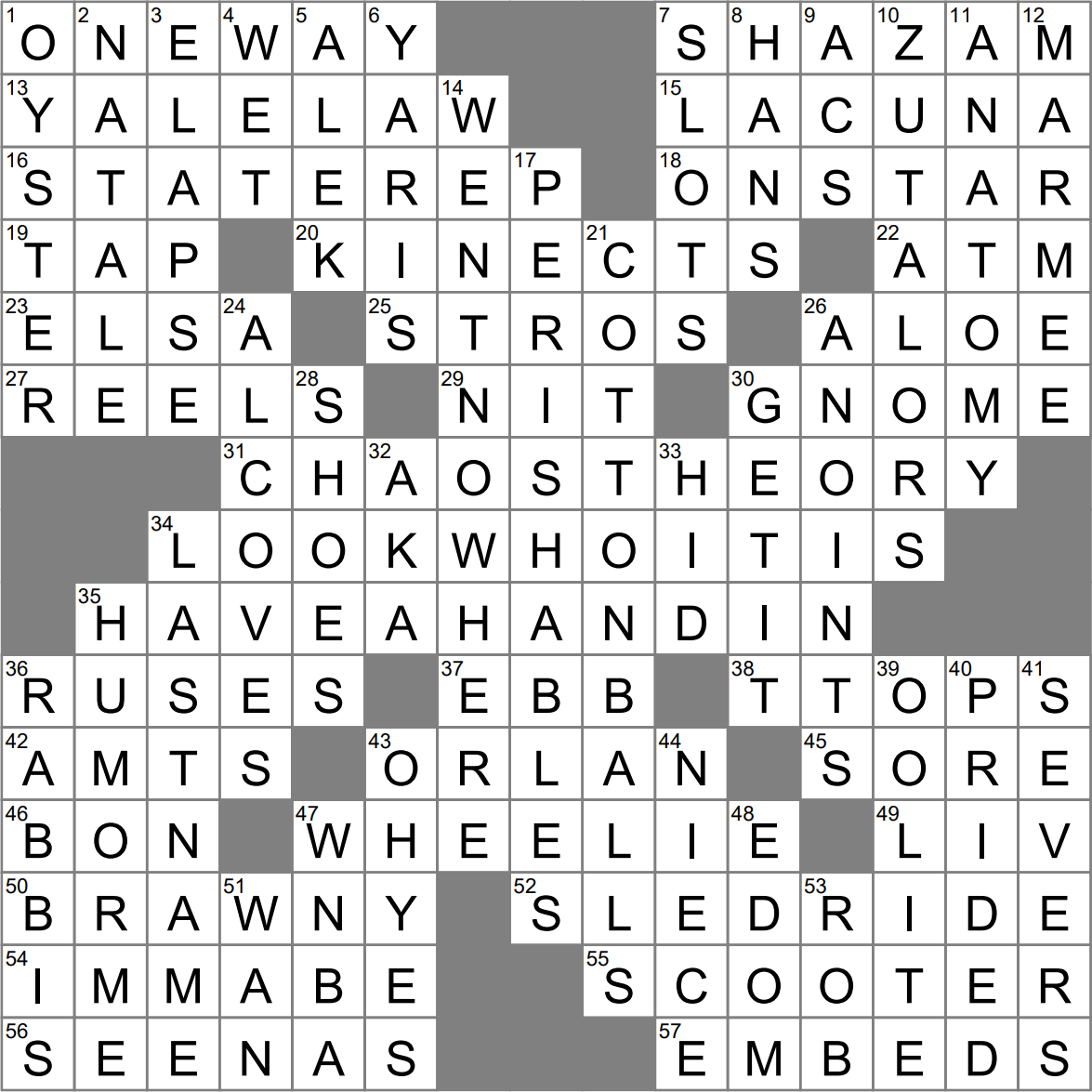 one way to be taken crossword clue