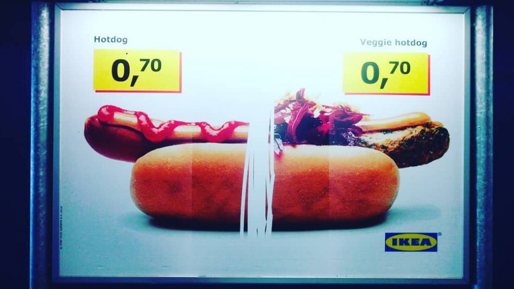 calories in ikea hot dog