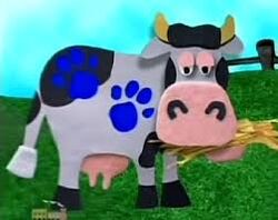 blues clues cow