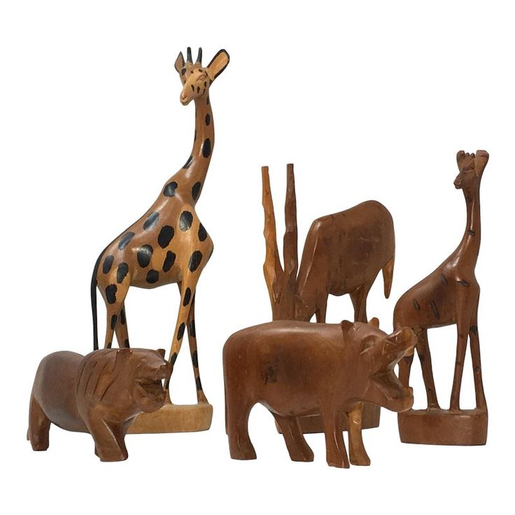 african carved animals