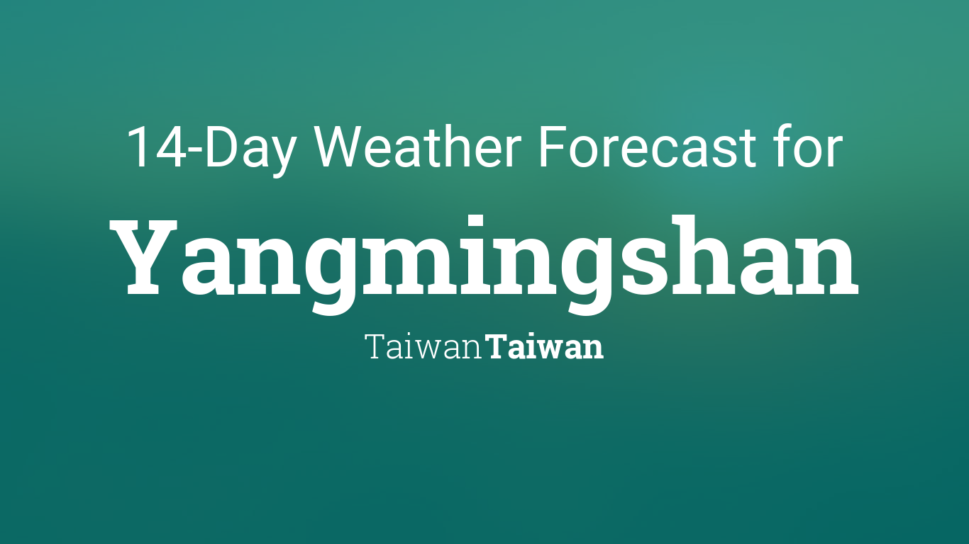 taipei weather 14 days