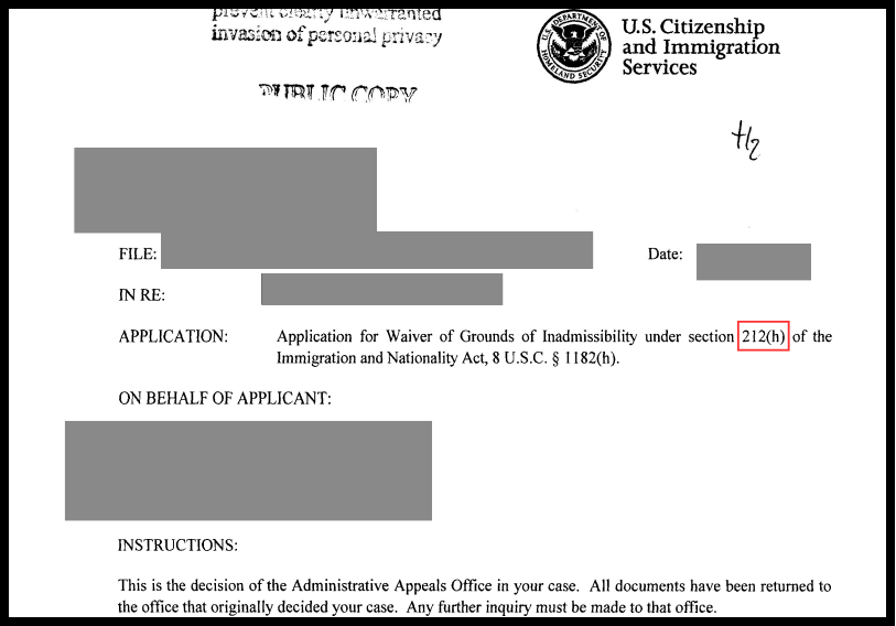 212 h waiver