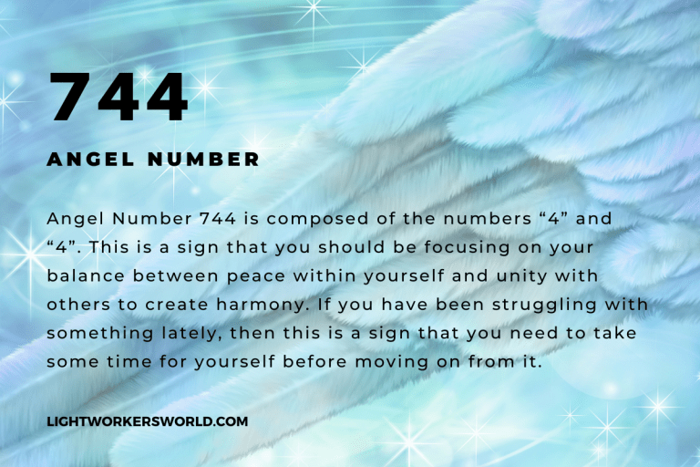 744 angel number meaning love