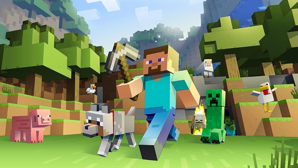 minecraft poster steve