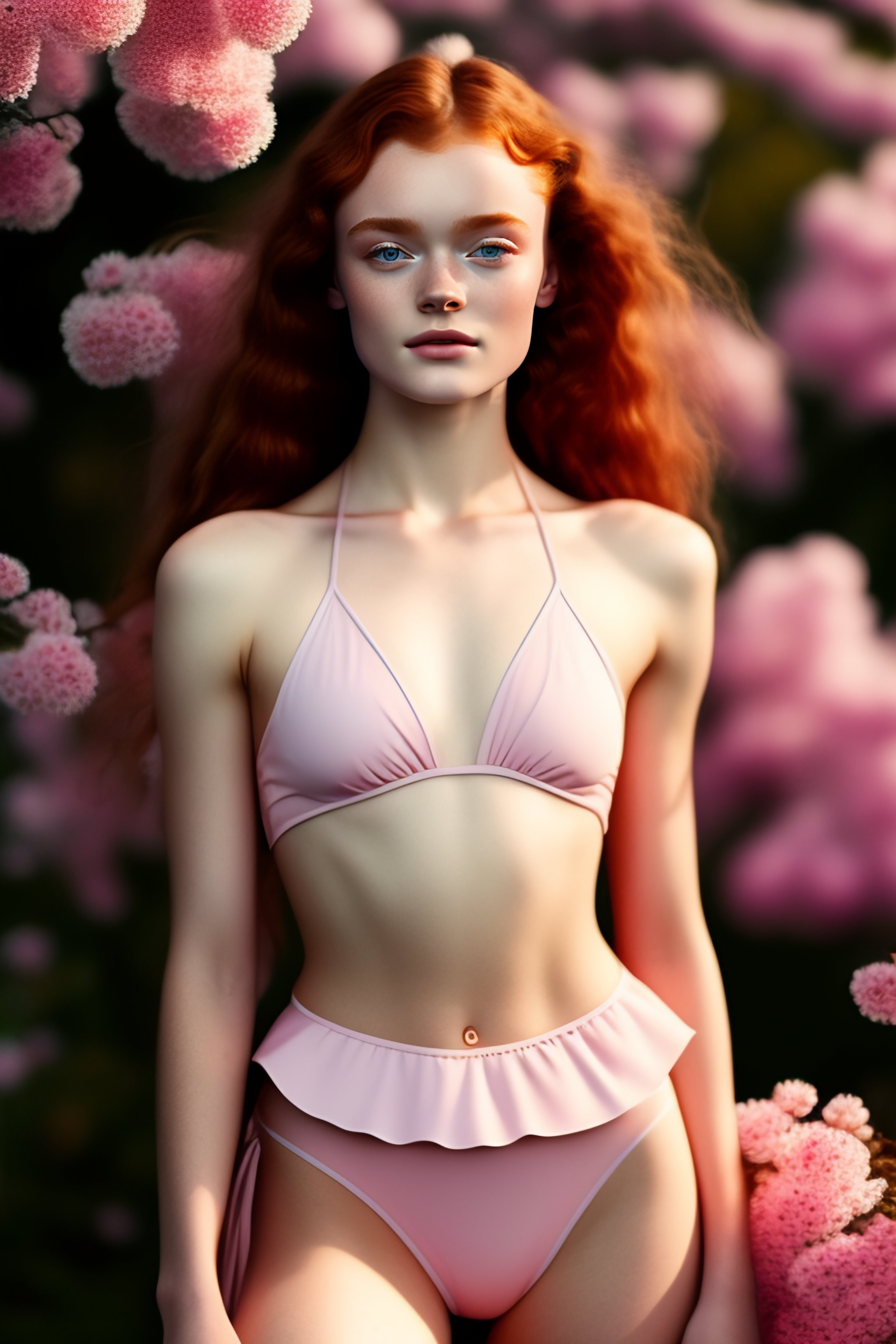 sadie sink bikini