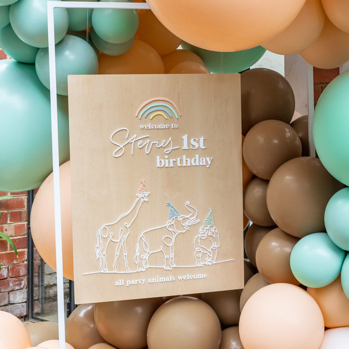 1st birthday sign