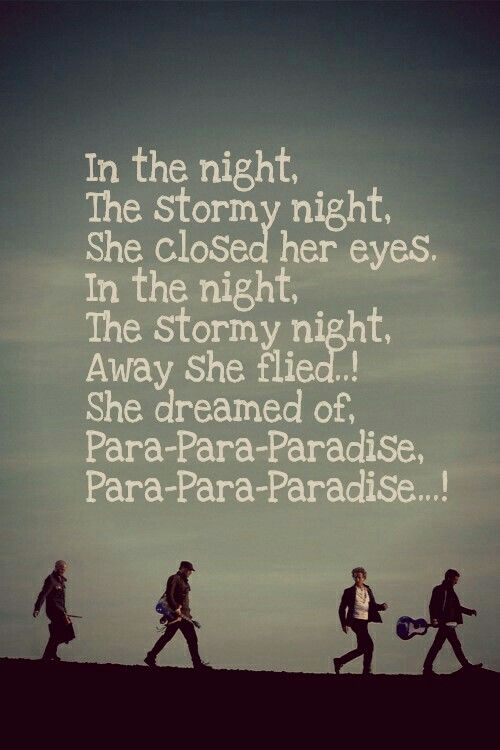 paradise lyrics coldplay