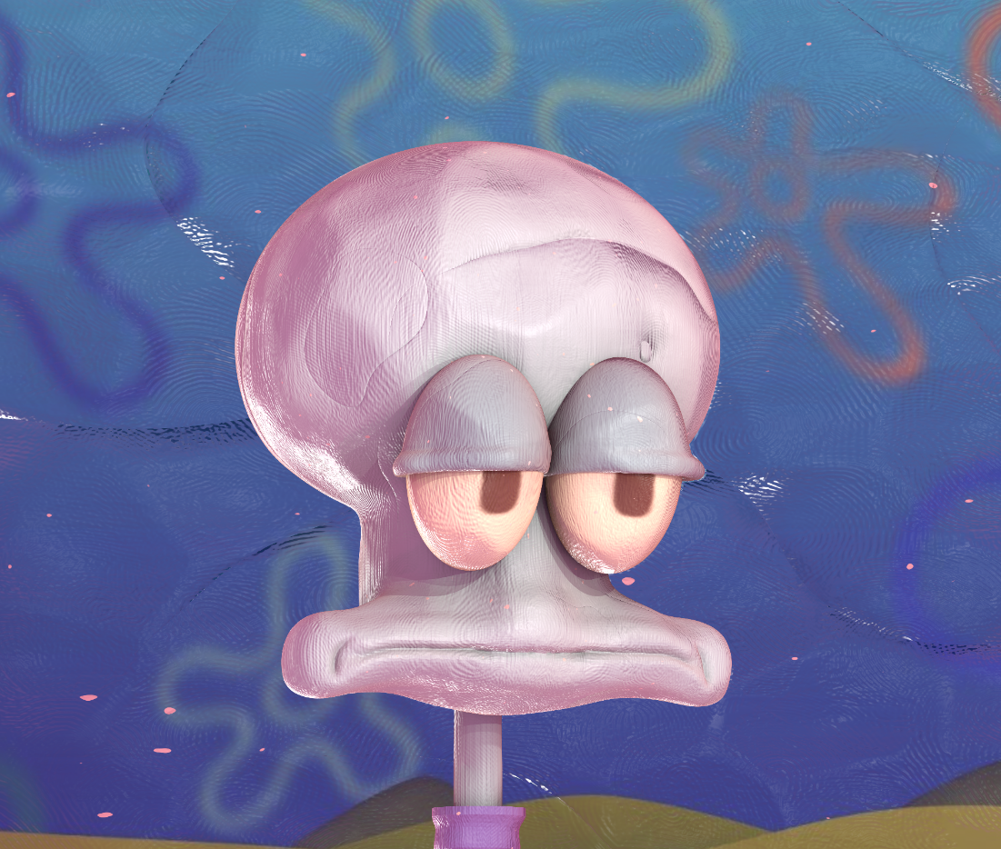 cursed squidward