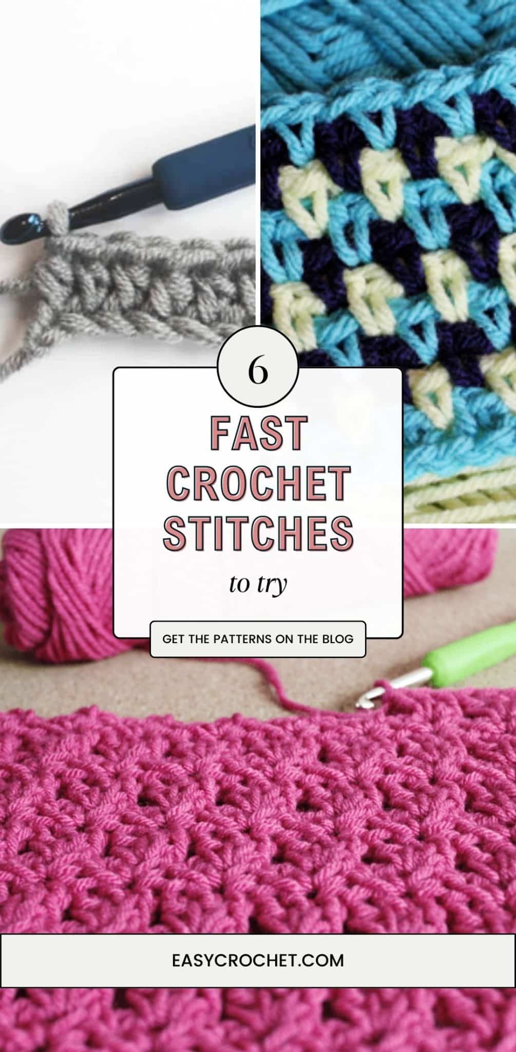 fastest crochet stitch