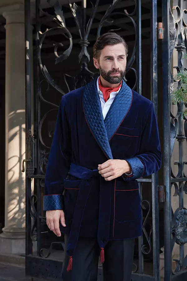 smoking jacket robe