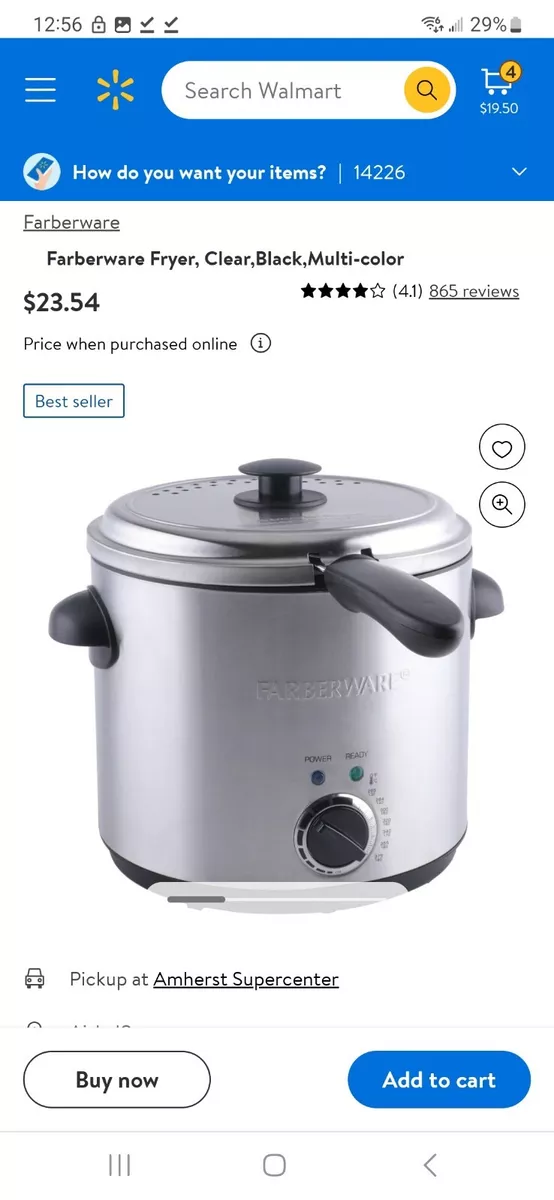 faberware deep fryer