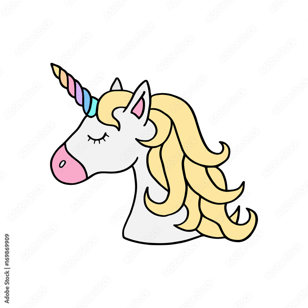 unicorn vector illustration