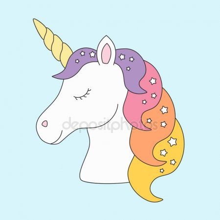 cara de unicornio para pintar