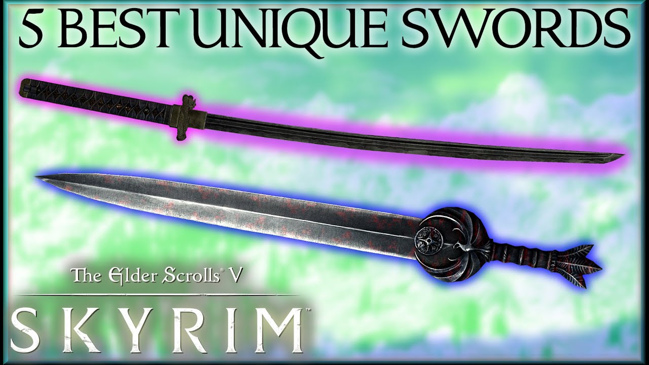 skyrim best sword