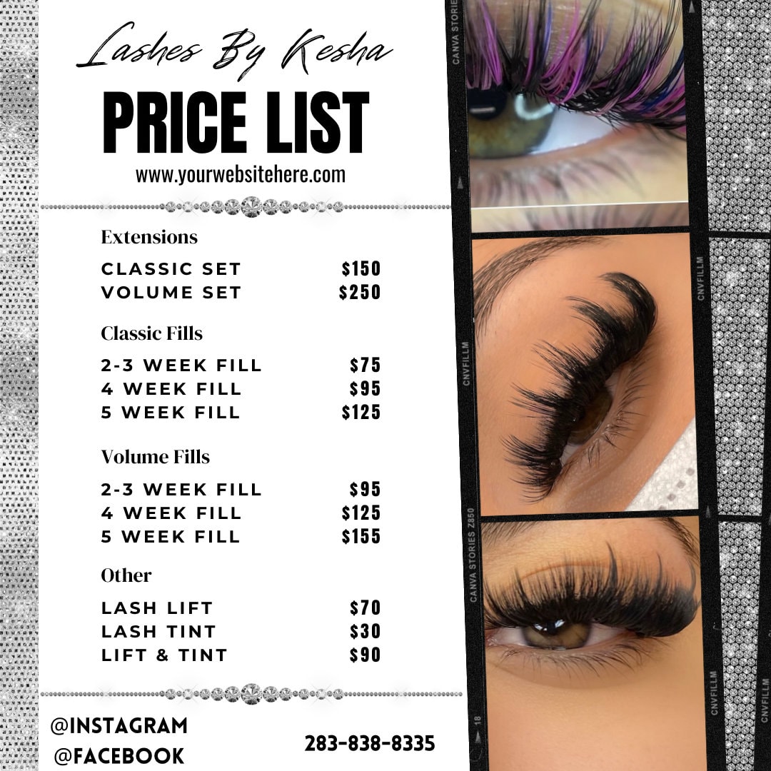 eyelash extensions near me prices