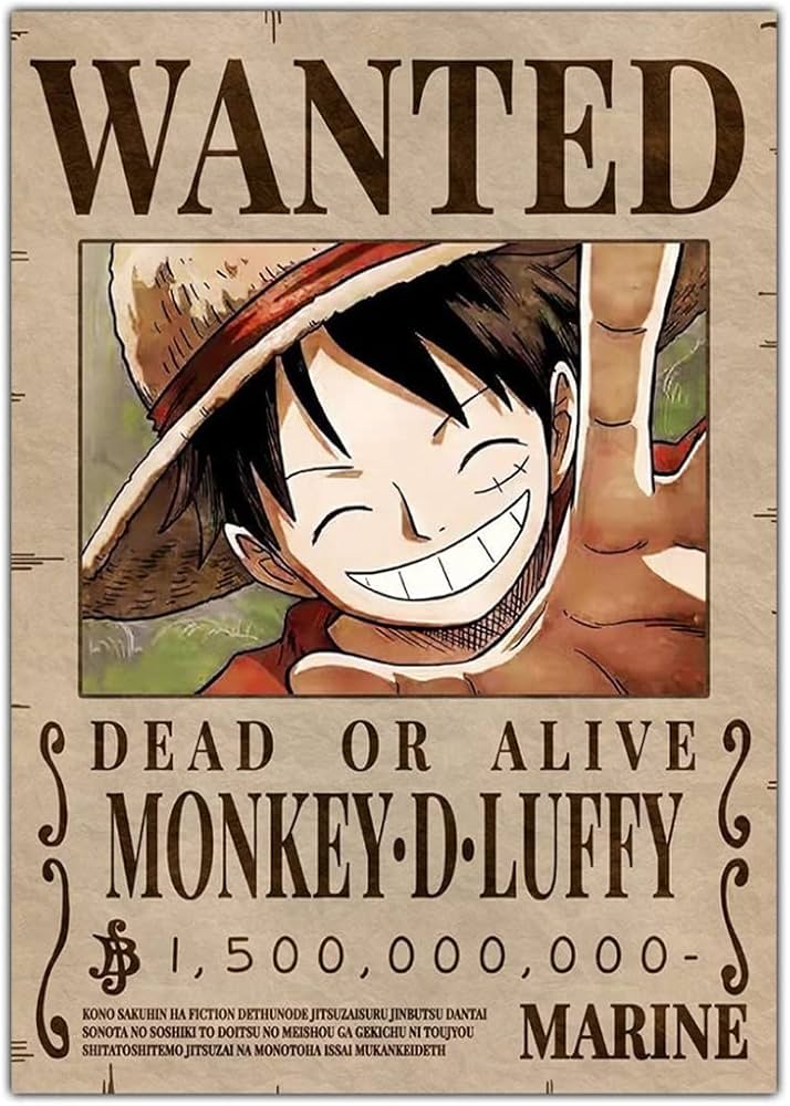 monkey d luffy bounty