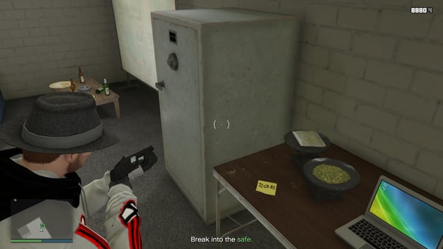 gta break into the safe code