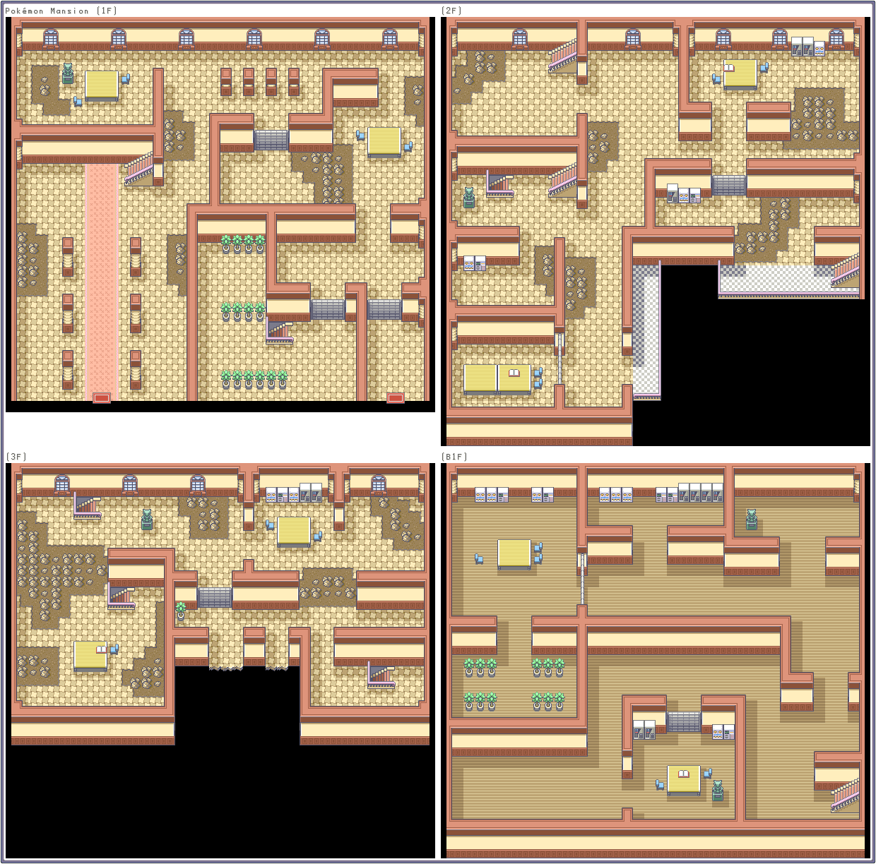 pokemon fire red pokemon mansion