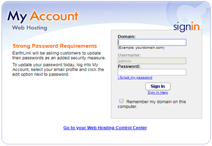 earthlink web mail