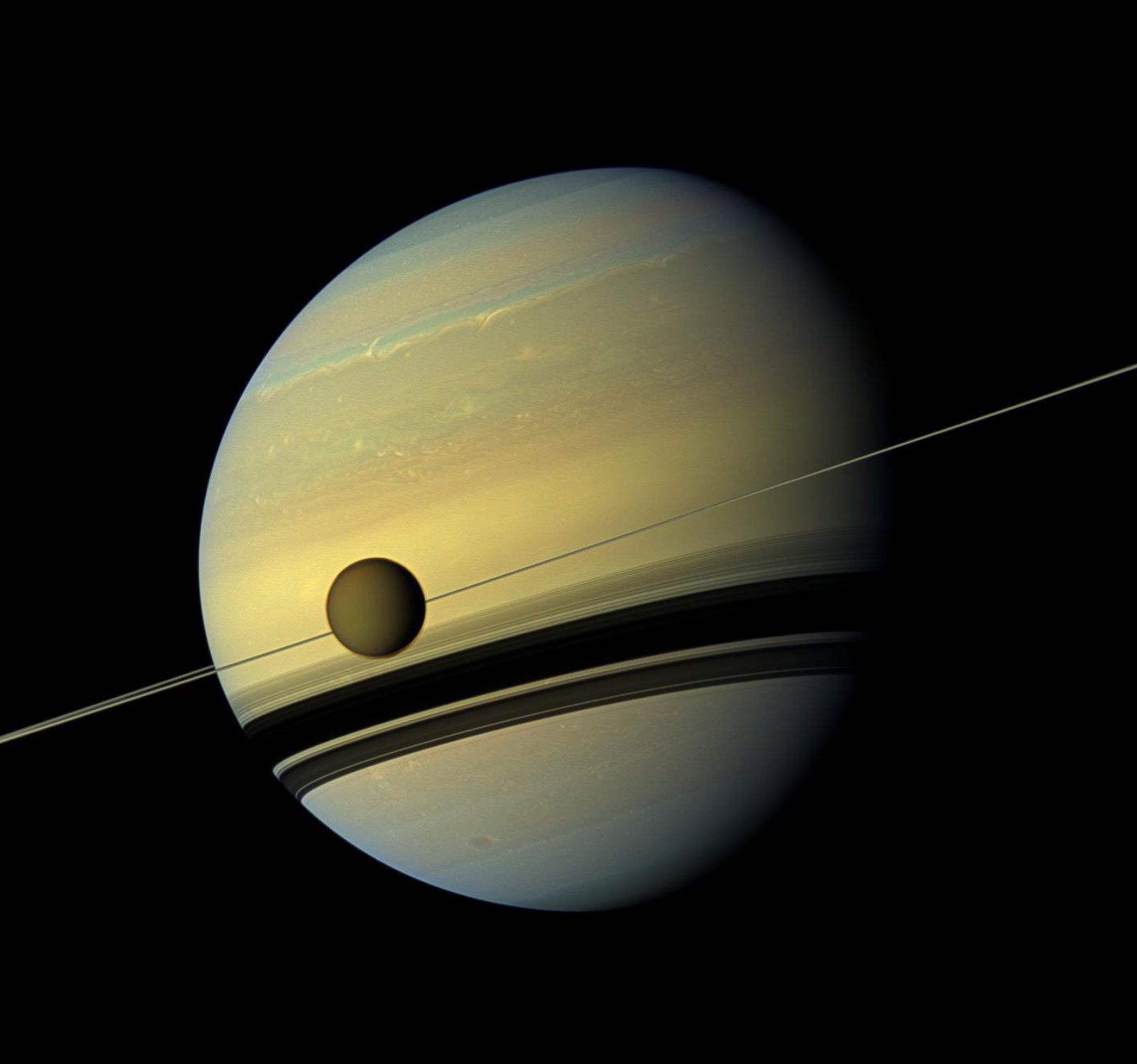 real images of saturn