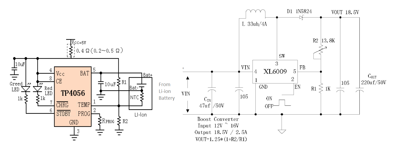 power bank schematic circuit diagram