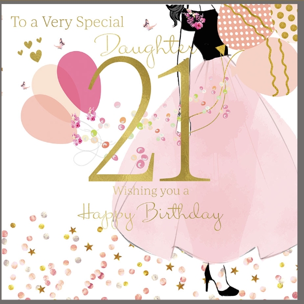 daughter 21st birthday cards