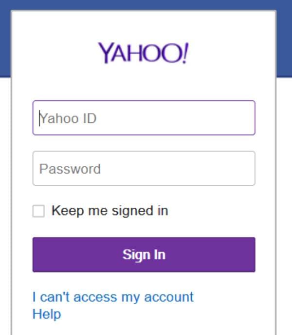 login yahoo mail login