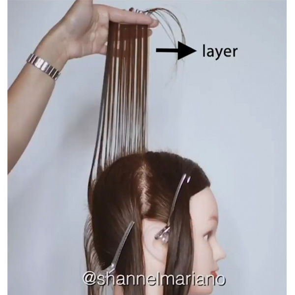 how to cut your own long layers