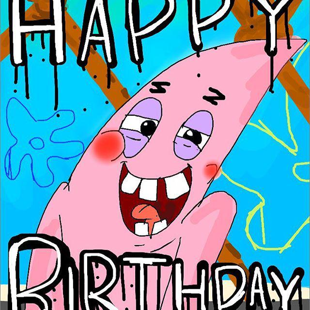 spongebob patrick happy birthday