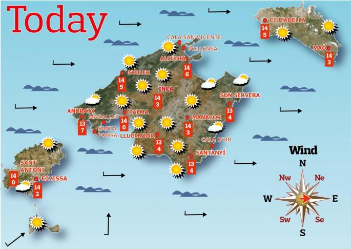 current weather majorca