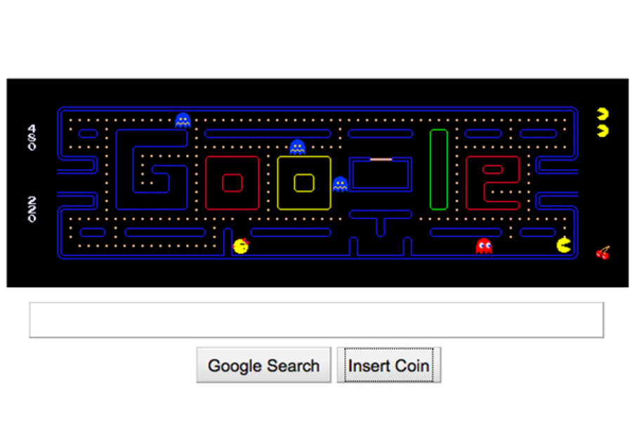 pac man google doodle