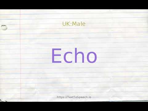 echo antonym