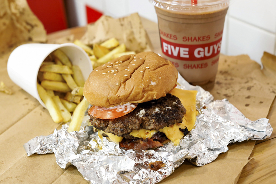 five guys burgers and fries london