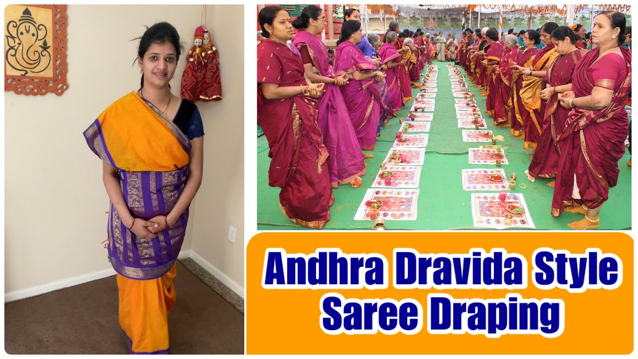 andhra style saree images