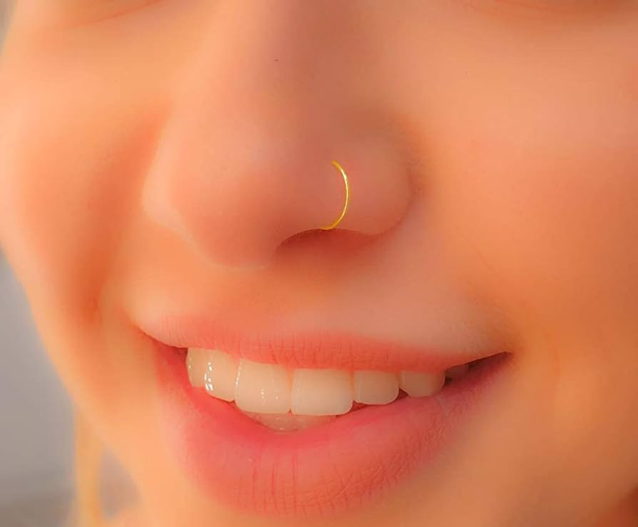 fake gold nose ring