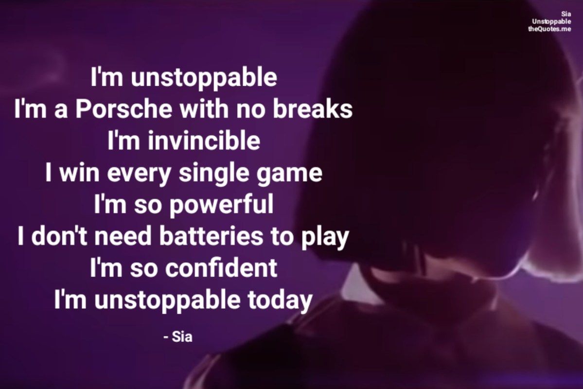 i m unstoppable lyrics