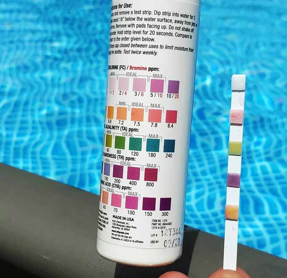 hth pool test strips