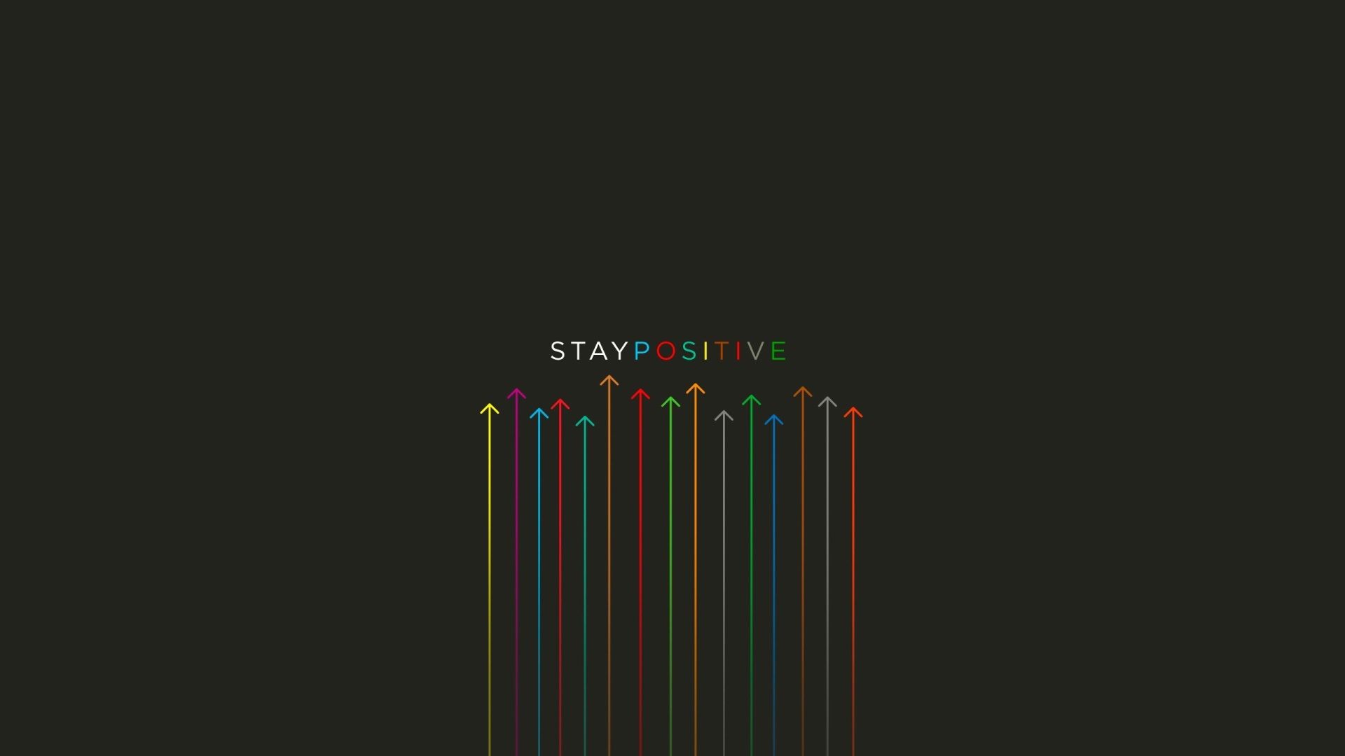 stay positive desktop wallpaper