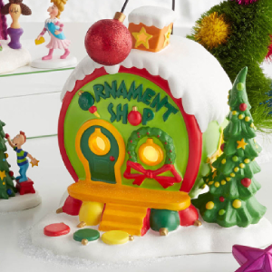 grinch village complete set