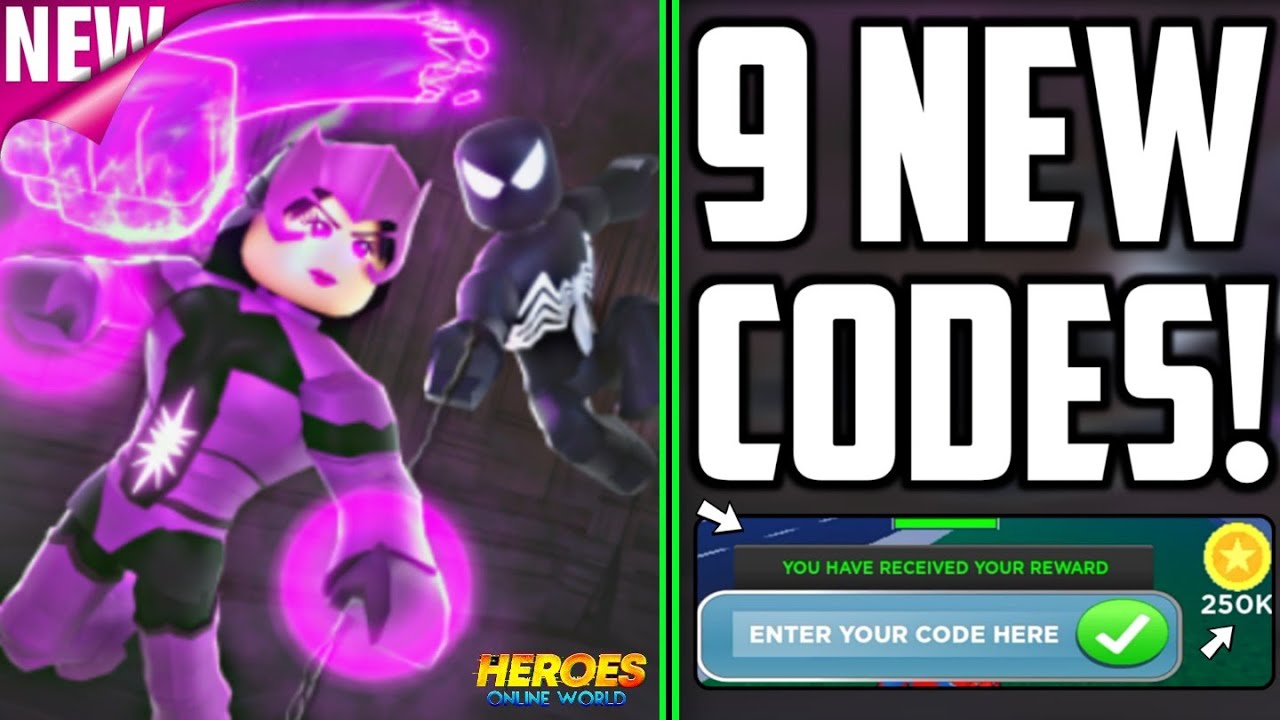 codes for heroes online