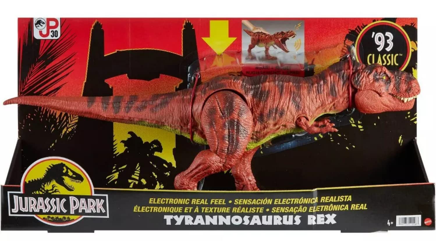 original jurassic park t rex toy