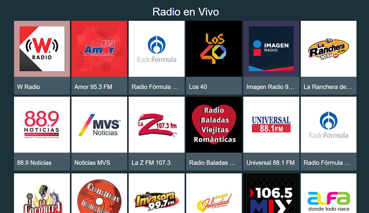 emisoras de radio en vivo cdmx